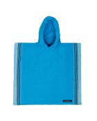 Poncho plage enfant Cap Ferret turquoise