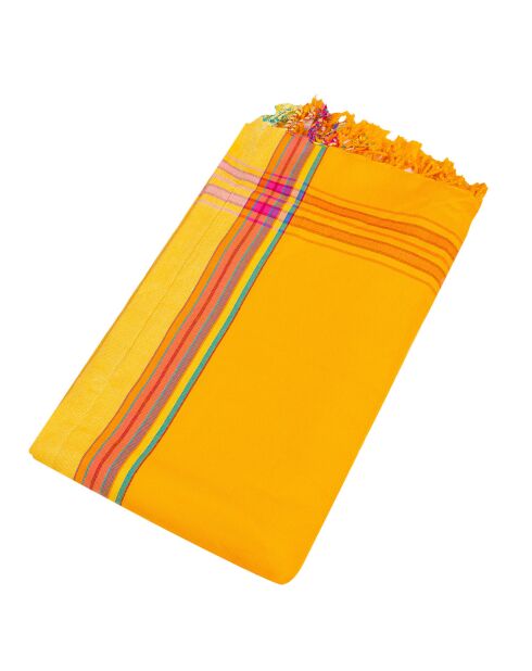 Kikoy-serviette Majorque jaune - 165x95 cm