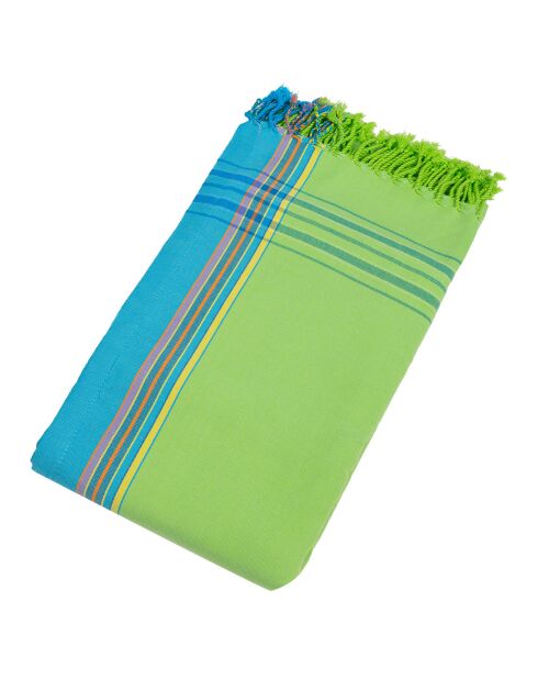 Kikoy-serviette Bahamas verte - 165x95 cm