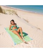 Kikoy-serviette Bahamas verte - 165x95 cm