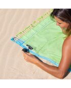 Kikoy-serviette Bahamas verte - 165x95 cm