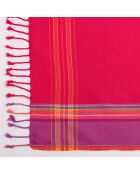 Kikoi pareo Grenadines fushia - 165x100 cm