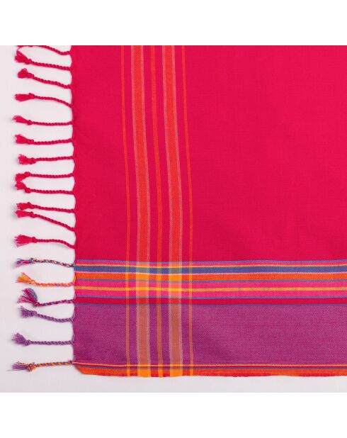 Kikoi pareo Grenadines fushia - 165x100 cm