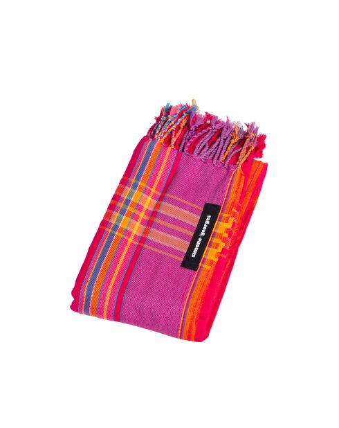 Kikoi pareo Grenadines fushia - 165x100 cm
