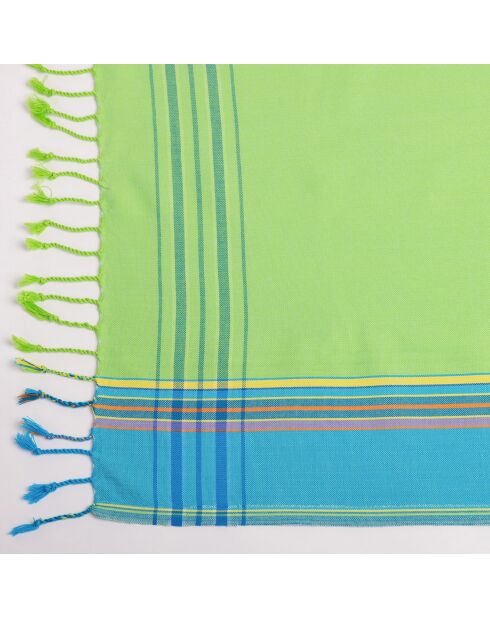 Kikoi pareo Bahamas vert - 165x100 cm