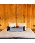 Grand coussin d'intérieur Hendaye bleu - 30x80 cm