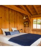 Grand coussin d'intérieur Hendaye bleu - 30x80 cm