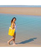 Sac de plage Majorque jaune - 44x54x22 cm