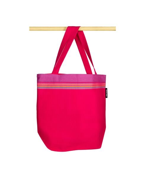 Sac de plage Grenadines fushia - 44x54x22 cm