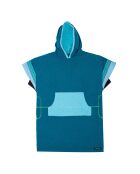 Poncho da spiaggia per adulti verde Cuba - 105x68 cm
