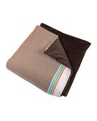 Edredon Coton & Velours Nomad beige - 200x97 cm