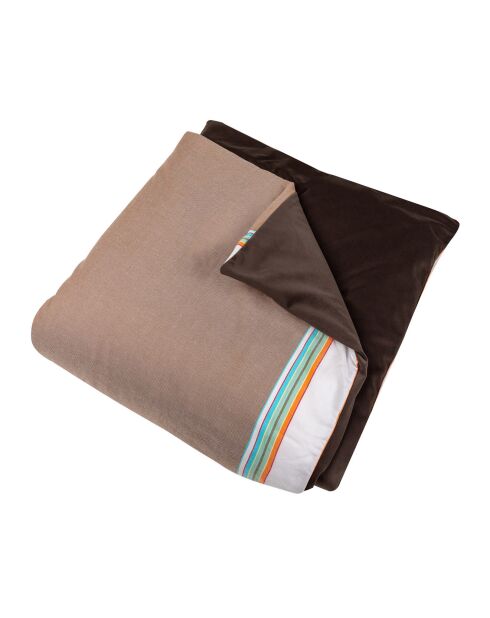 Edredon Coton & Velours Nomad beige - 200x97 cm