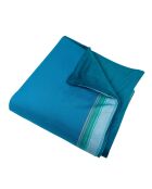 Edredon Coton & Velours Maurice vert - 200x97 cm