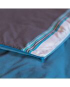 Edredon Coton & Velours Diamant gris - 200x97 cm