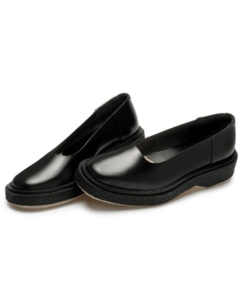 Ballerines en Cuir de Veau noires