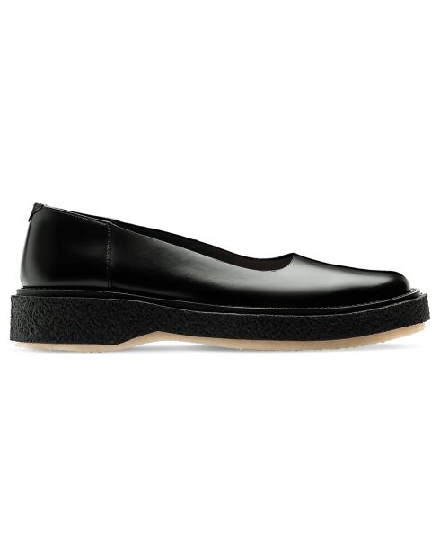 Ballerines en Cuir de Veau noires