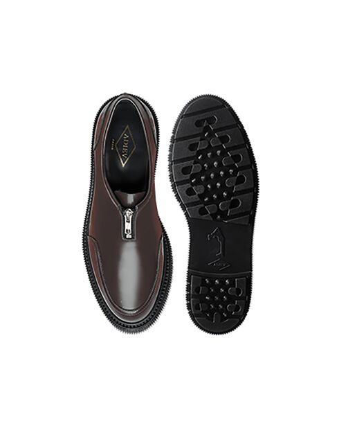 Derbies en Cuir de Veau marron foncé