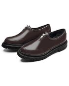Derbies en Cuir de Veau marron foncé