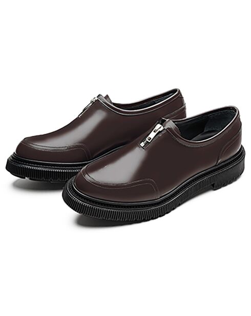 Derbies en Cuir de Veau marron foncé