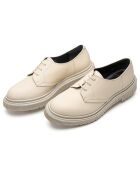Derbies en Cuir de Veau blanches