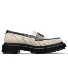 Mocassins en Cuir de Veau ivoire