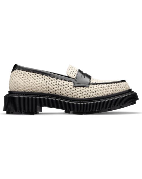 Mocassins en Cuir de Veau ivoire