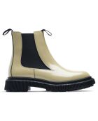 Bottines Chelsea en Cuir de Veau sable