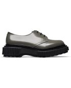Derbies en Cuir de Veau vertes