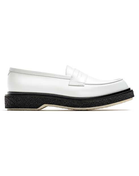 Mocassins en Cuir de Veau blancs