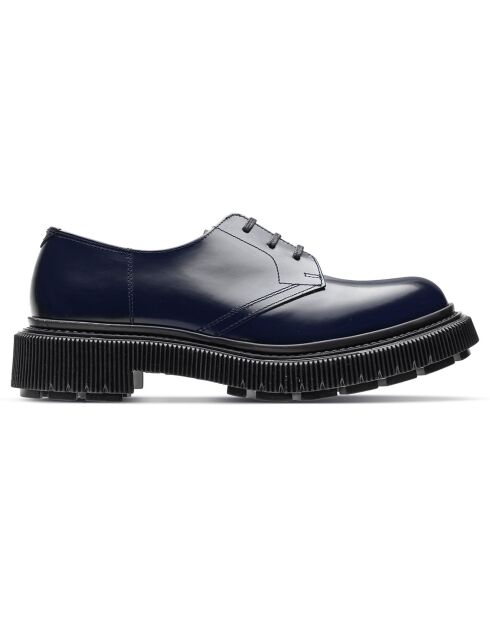 Derbies à Lacets en Cuir de Veau nuit