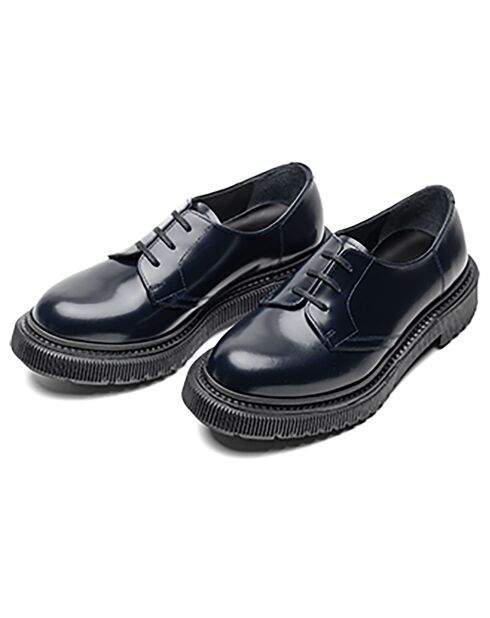 Derbies à Lacets en Cuir de Veau nuit