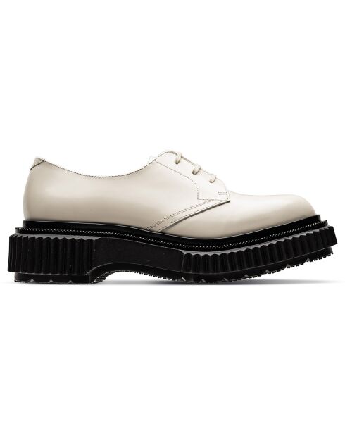 Derbies en Cuir de Veau ivoire