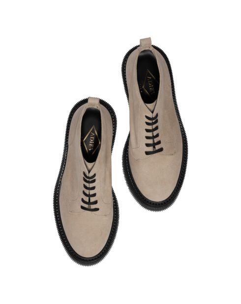 Bottines Basses beiges