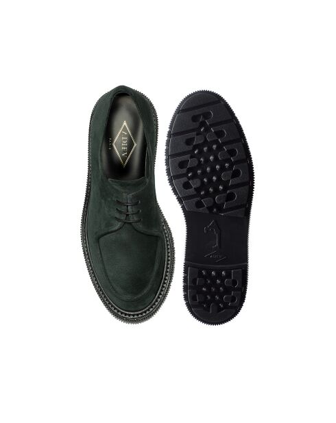 Derbies à Lacets vert bouteille