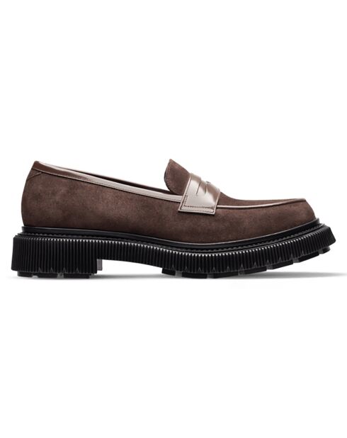 Mocassins en Cuir de Veau marron
