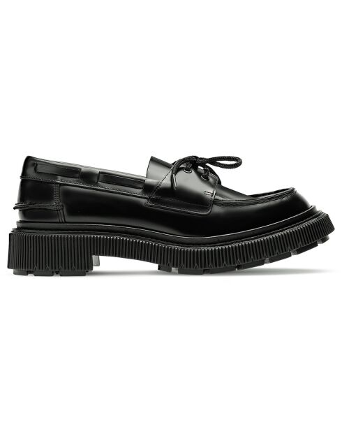 Derbies Bateau en Cuir de Veau noires
