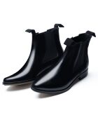 Bottes Chelsea en Cuir de Veau noires
