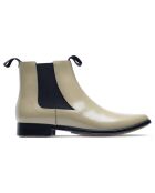 Bottes Chelsea en Cuir de Veau sable