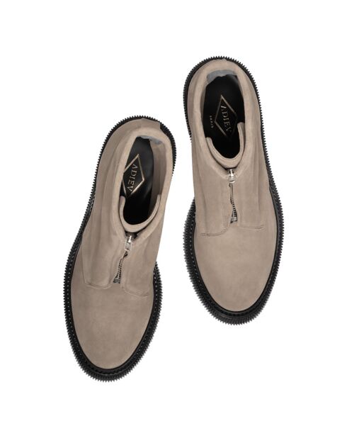 Bottes à Fermeture beiges