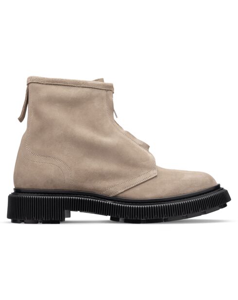 Bottes à Fermeture beiges