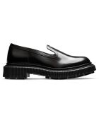 Chausson en Cuir de Veau noires