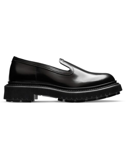 Chausson en Cuir de Veau noires
