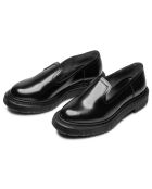 Chausson en Cuir de Veau noires