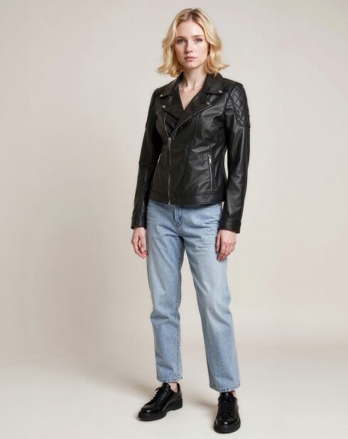 Perfecto en Cuir Larca noir