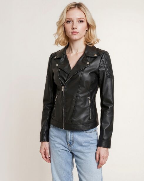 Perfecto en Cuir Larca noir