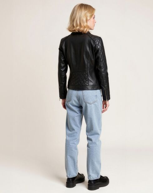 Perfecto en Cuir Larca noir