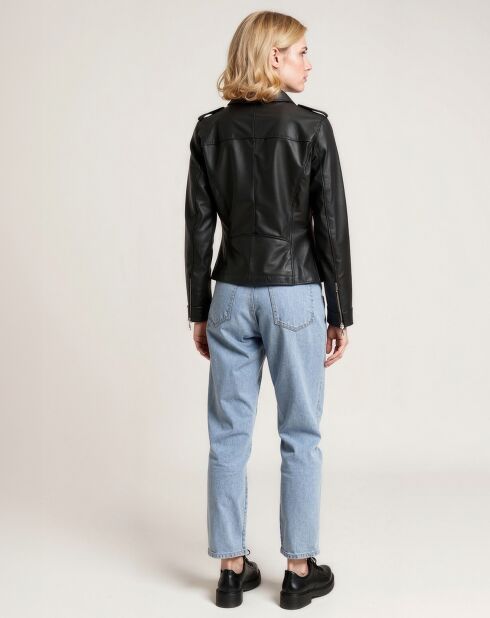 Perfecto en Cuir Loria noir