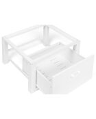 Socle spécial machine à laver blanc - 63x54x31.5 cm