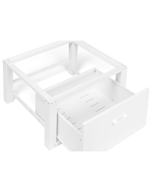 Socle spécial machine à laver blanc - 63x54x31.5 cm