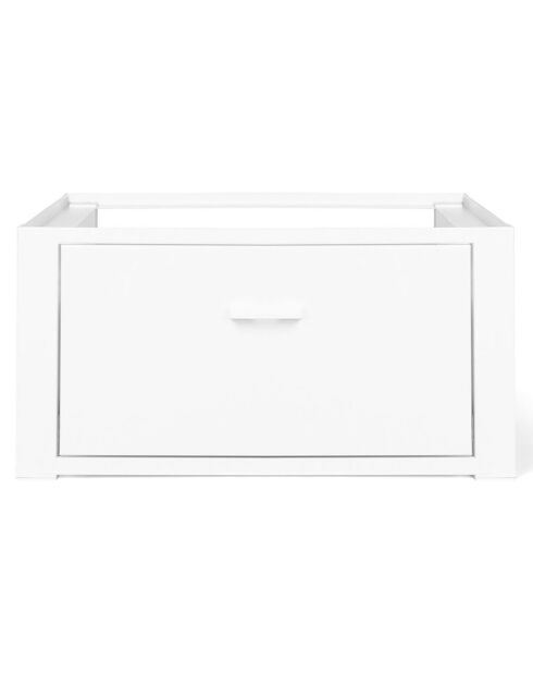 Socle spécial machine à laver blanc - 63x54x31.5 cm